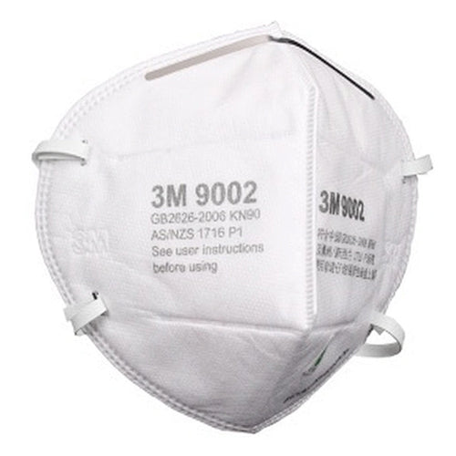 (50 ea) 3M 9002 Particulate Respirator Vertical Flat-Fold Design Mask