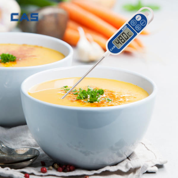 CAS WPT-1 Digital Waterproof Food Core Auto-Hold Detector Thermometer (-50 To +300 °C)