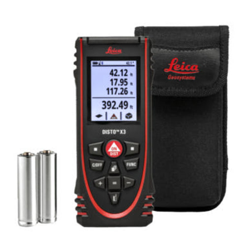 Leica DISTO X3 Ultra Rugged Laser Measure Distance Meter
