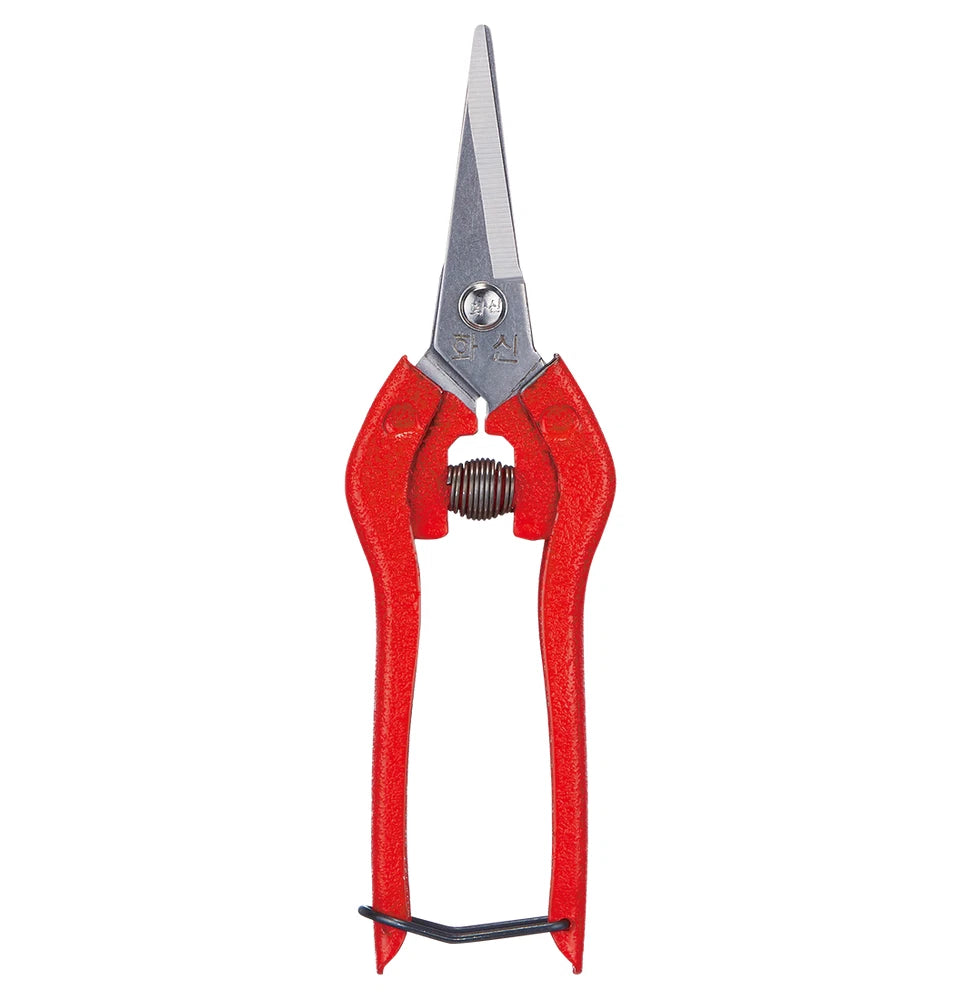 Hwashin P-100 Fruit-Thinning Shear Carbon Steel Scissors Fruit Farming