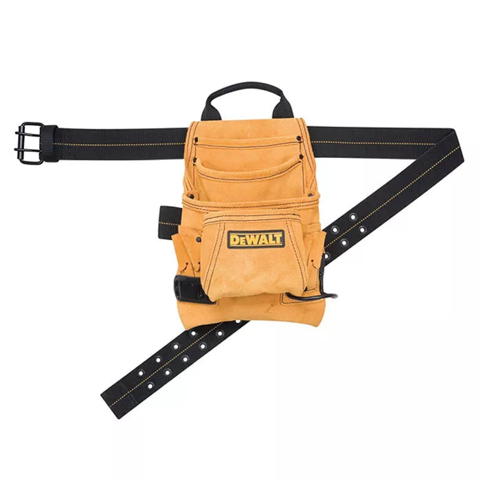 DeWALT DG5333 Carpenter's Suede Nail and Tool Bag 10 Pocket