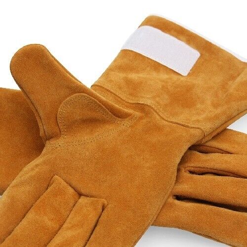 KameLo 919-B Leather Welding Camping Gloves Heat Resistant TIG Arc Grain Camping