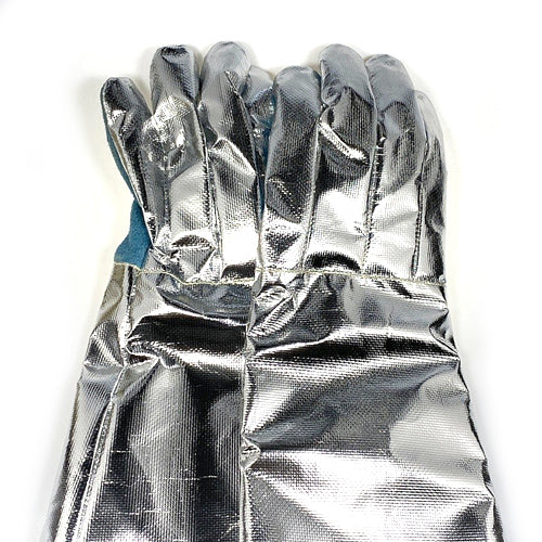 SeongKwang Aluminized 20" Gloves Fiber Leather Welders Heat Fire Resistant Grain TIG