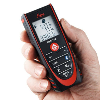 Leica DISTO D2 330ft(100M) Laser Distance Measure Bluetooth 4.0 Black/Red