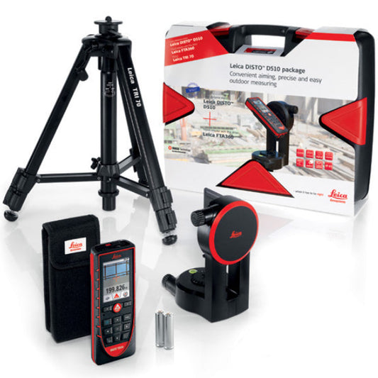 Leica DISTO D510 650ft/200m Laser Distance Measurer Meter Bluetooth Pack