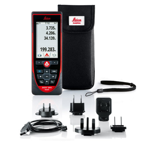 Leica DISTO D810 Touch Pack Laser Distance Meter 660ft 220M Bluetooth IP54