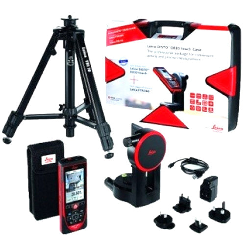 Leica DISTO D810 Touch Pack Laser Distance Meter 660ft 220M Bluetooth IP54