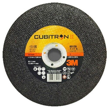 (10 Pcs) 3M 65139 Cubitron II PSG Cut Off Wheels 5" (125mm) Replacement Spare