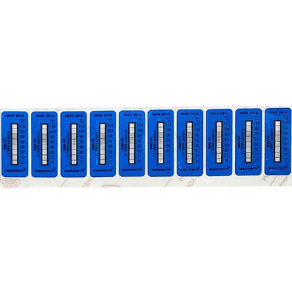 (Pack of 10) Testo Testoterm Thermometer Strips Adhesive Label Type +71 +260°C