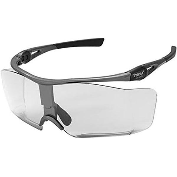 Toray XR-700 Extra Wide 0.07mmPb X-Ray Radiation Protective Eyewear Leaded Lens (Metallic Silver)
